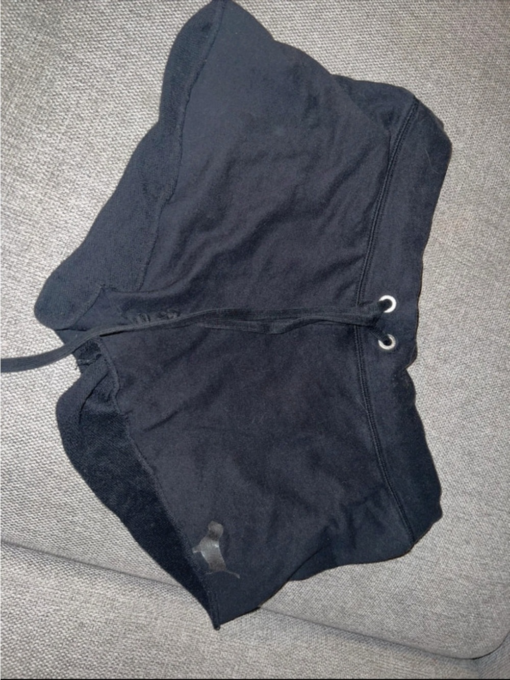 PINK Victoria's Secret Black Drawstring Shorts